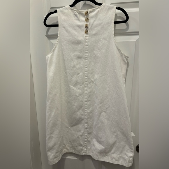 Size 12 Denim JCrew Shift Dress with Buttons - Picture 5 of 6